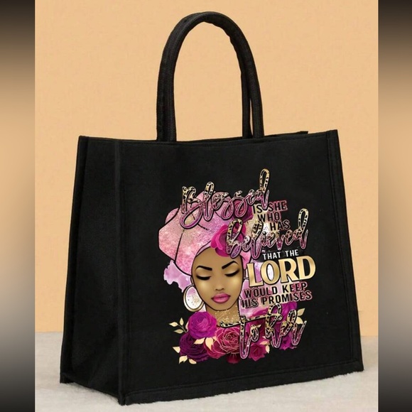 Handbags - 232. Blessed Is She Who Has Believed Tote